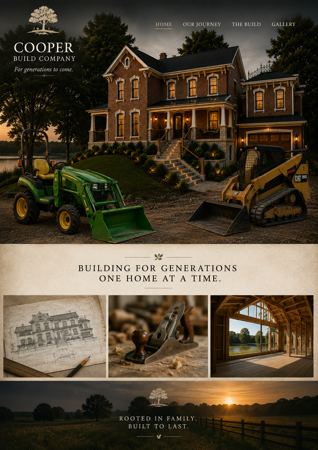 Cooper Build Company — Building for generations, one home at a time.